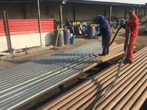 Pipeline anticorrosion coating construction